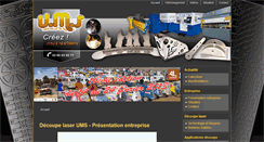 Desktop Screenshot of decoupe-laser-ums.fr